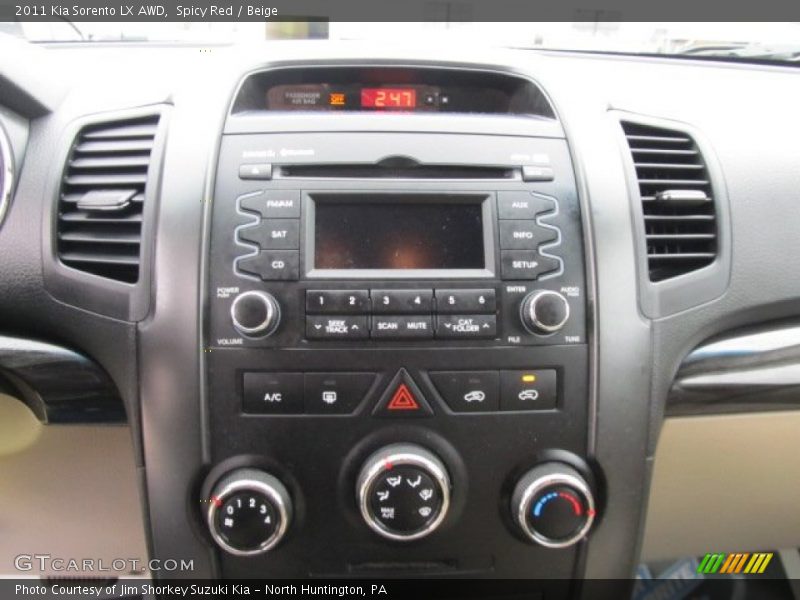 Spicy Red / Beige 2011 Kia Sorento LX AWD