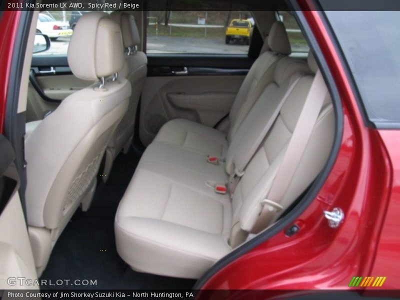 Spicy Red / Beige 2011 Kia Sorento LX AWD