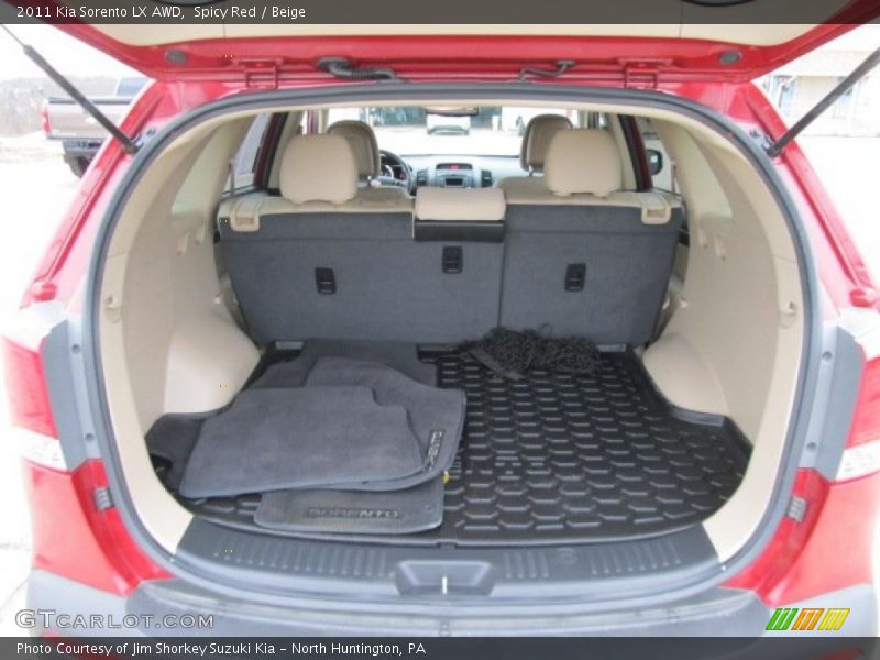 Spicy Red / Beige 2011 Kia Sorento LX AWD