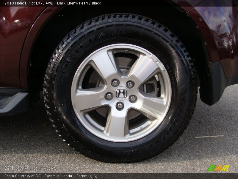 Dark Cherry Pearl / Black 2010 Honda Pilot EX-L 4WD