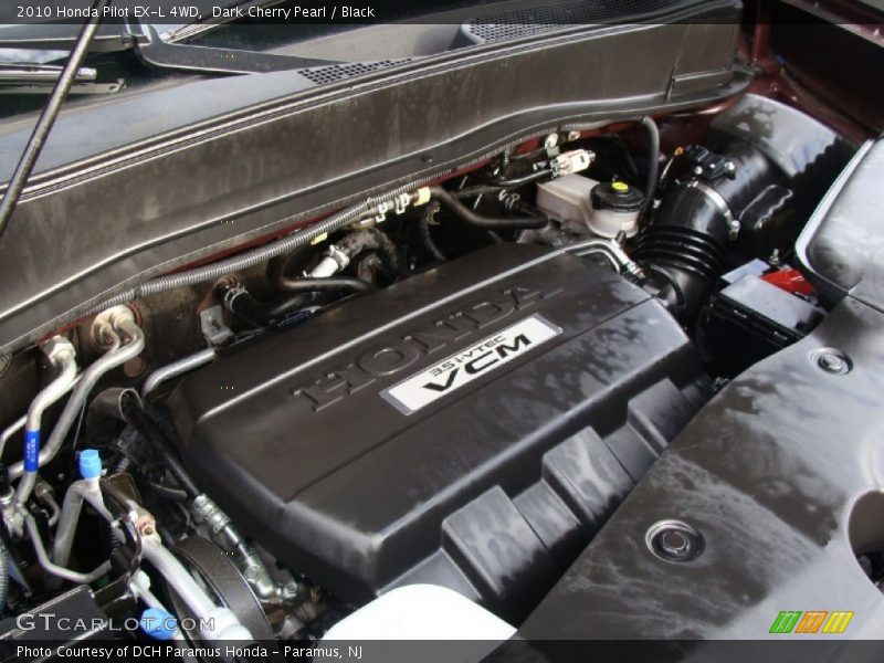 Dark Cherry Pearl / Black 2010 Honda Pilot EX-L 4WD