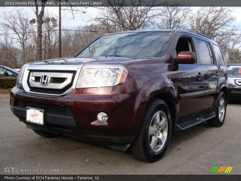 Dark Cherry Pearl / Black 2010 Honda Pilot EX-L 4WD