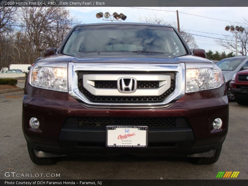 Dark Cherry Pearl / Black 2010 Honda Pilot EX-L 4WD