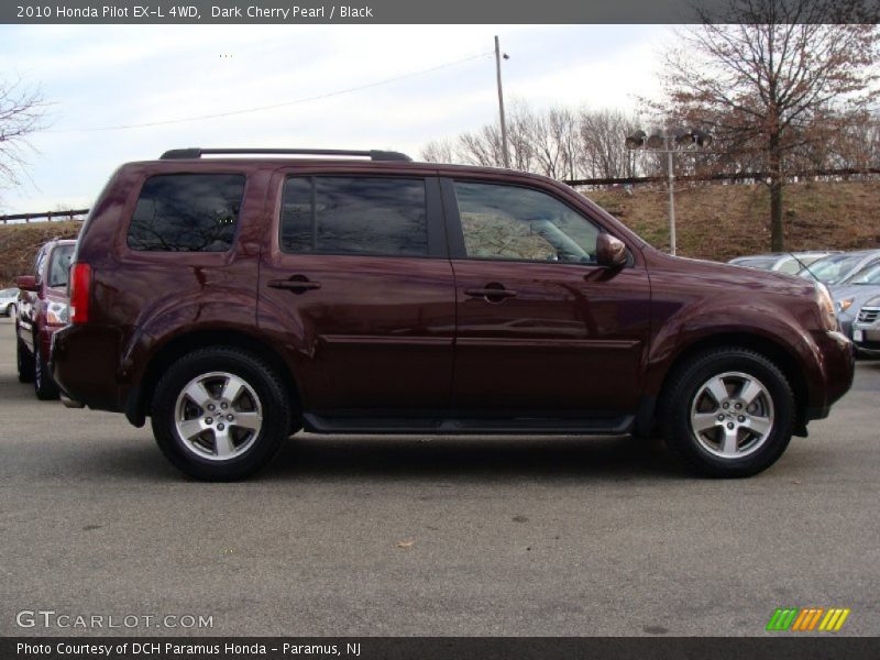 Dark Cherry Pearl / Black 2010 Honda Pilot EX-L 4WD