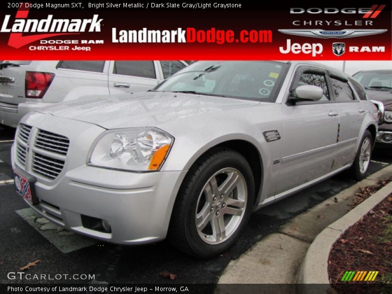 Bright Silver Metallic / Dark Slate Gray/Light Graystone 2007 Dodge Magnum SXT