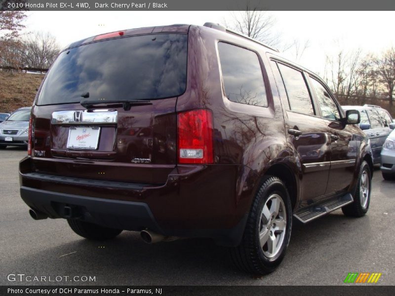 Dark Cherry Pearl / Black 2010 Honda Pilot EX-L 4WD