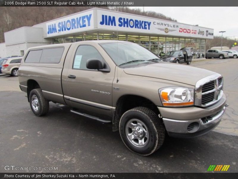 Light Khaki Metallic / Khaki 2006 Dodge Ram 2500 SLT Regular Cab 4x4