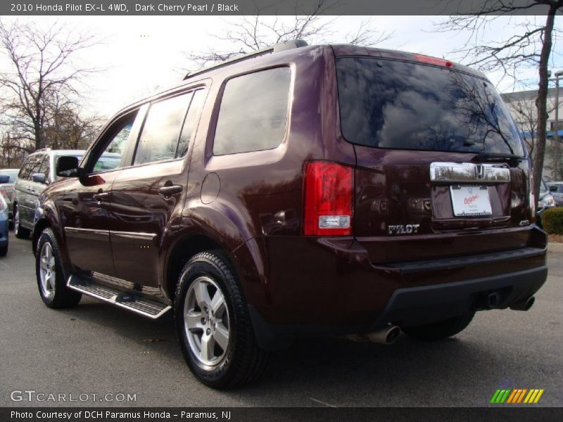 Dark Cherry Pearl / Black 2010 Honda Pilot EX-L 4WD