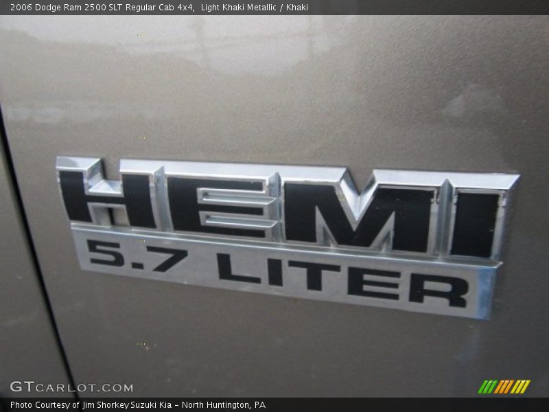 Light Khaki Metallic / Khaki 2006 Dodge Ram 2500 SLT Regular Cab 4x4