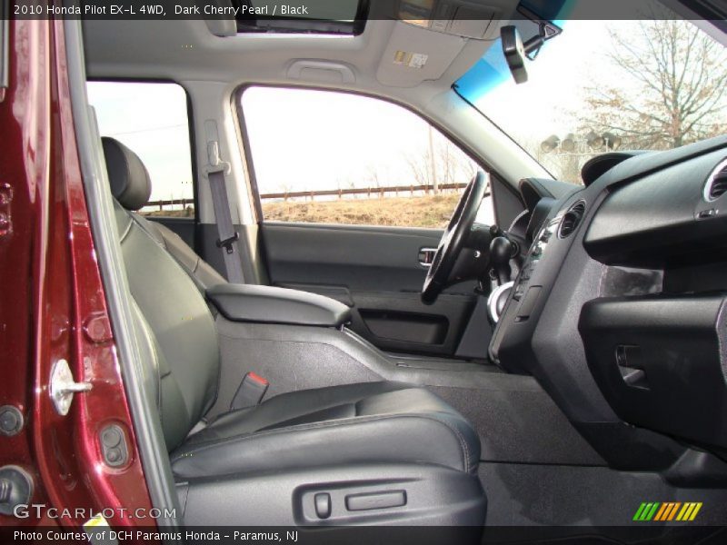 Dark Cherry Pearl / Black 2010 Honda Pilot EX-L 4WD