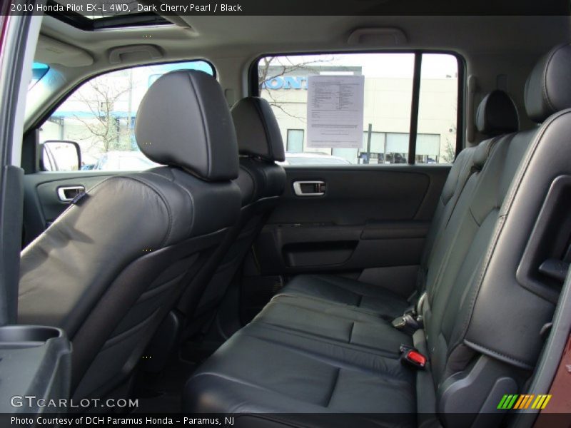 Dark Cherry Pearl / Black 2010 Honda Pilot EX-L 4WD