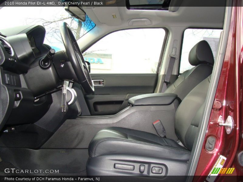 Dark Cherry Pearl / Black 2010 Honda Pilot EX-L 4WD