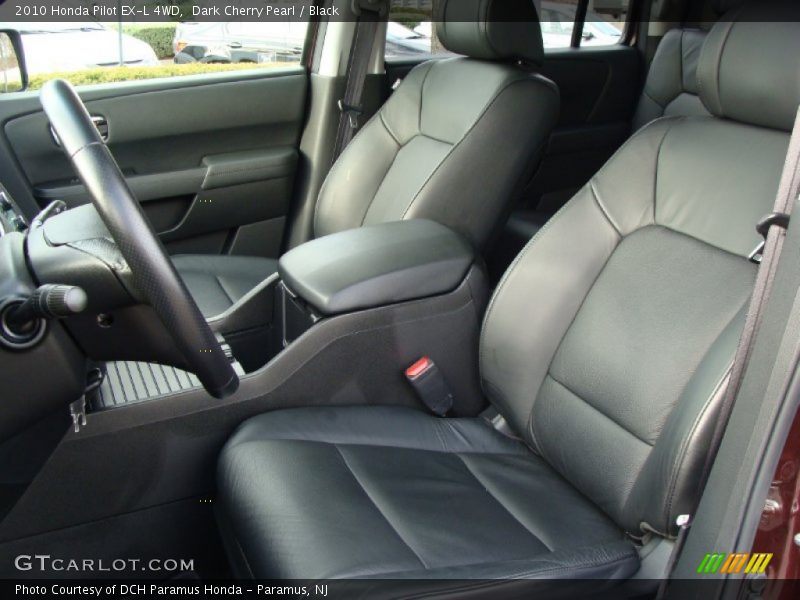 Dark Cherry Pearl / Black 2010 Honda Pilot EX-L 4WD