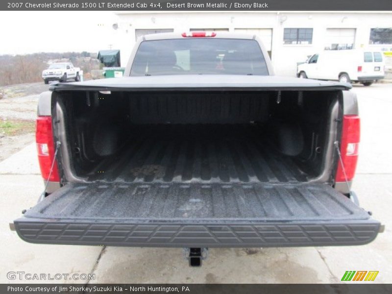 Desert Brown Metallic / Ebony Black 2007 Chevrolet Silverado 1500 LT Extended Cab 4x4