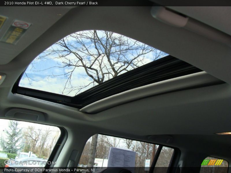 Dark Cherry Pearl / Black 2010 Honda Pilot EX-L 4WD