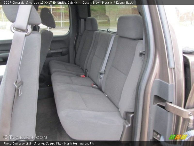 Desert Brown Metallic / Ebony Black 2007 Chevrolet Silverado 1500 LT Extended Cab 4x4