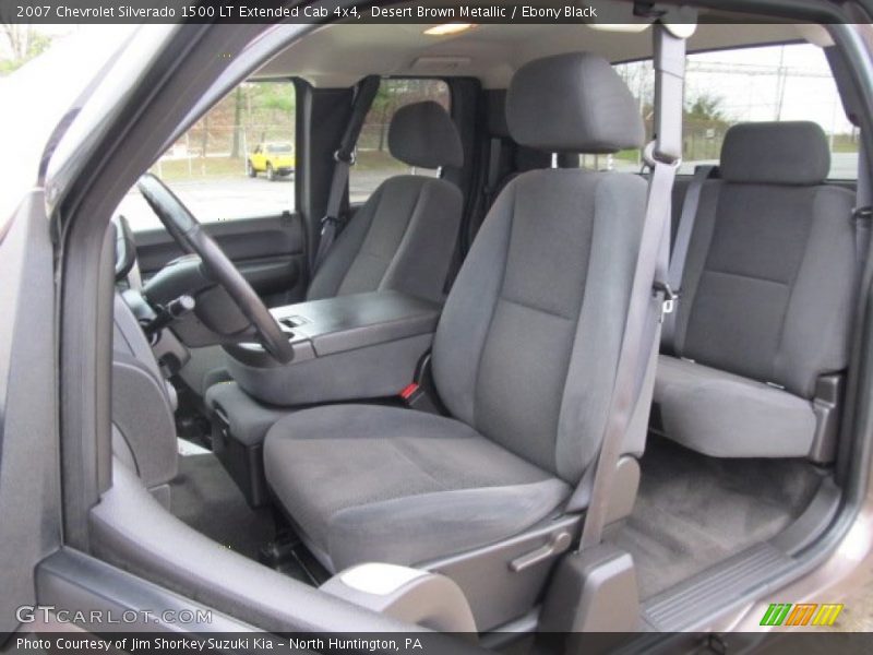  2007 Silverado 1500 LT Extended Cab 4x4 Ebony Black Interior