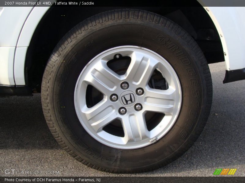 Taffeta White / Saddle 2007 Honda Pilot LX 4WD