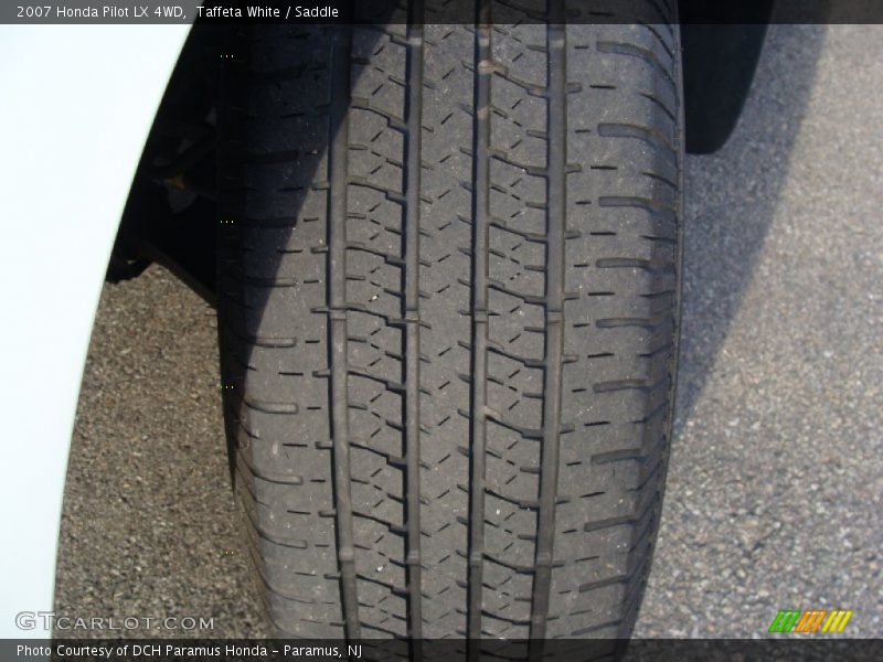 Taffeta White / Saddle 2007 Honda Pilot LX 4WD