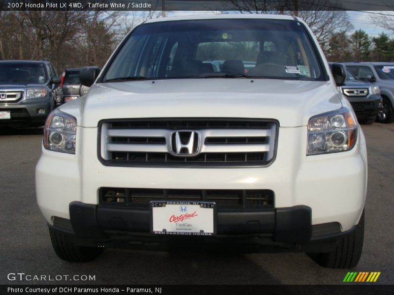 Taffeta White / Saddle 2007 Honda Pilot LX 4WD