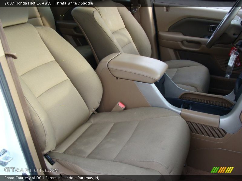 Taffeta White / Saddle 2007 Honda Pilot LX 4WD