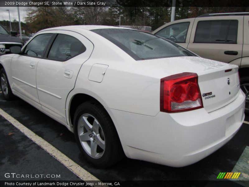 Stone White / Dark Slate Gray 2009 Dodge Charger SE