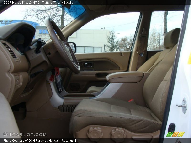 Taffeta White / Saddle 2007 Honda Pilot LX 4WD