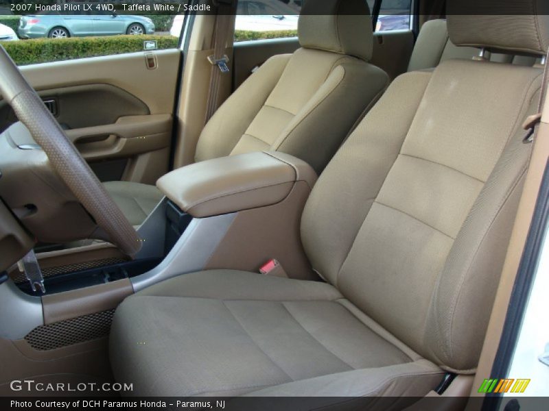 Taffeta White / Saddle 2007 Honda Pilot LX 4WD