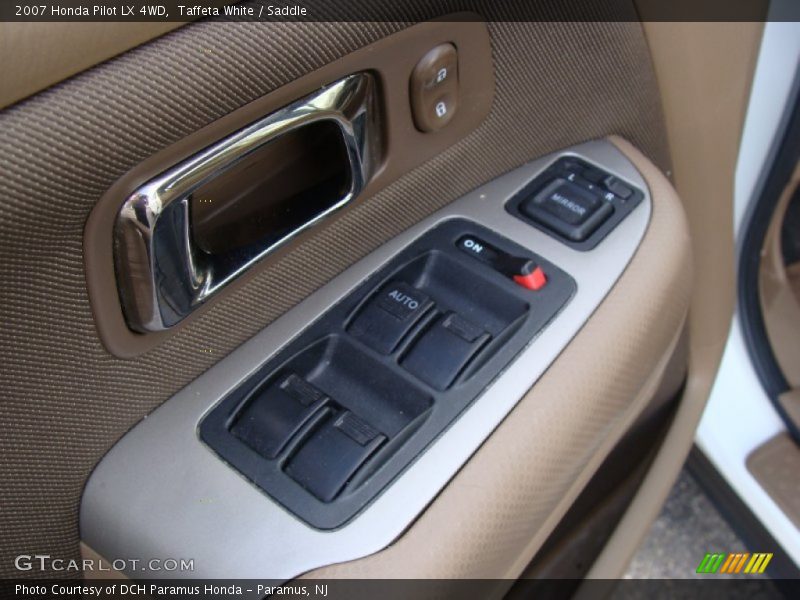 Taffeta White / Saddle 2007 Honda Pilot LX 4WD
