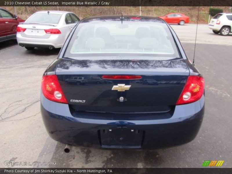 Imperial Blue Metallic / Gray 2010 Chevrolet Cobalt LS Sedan