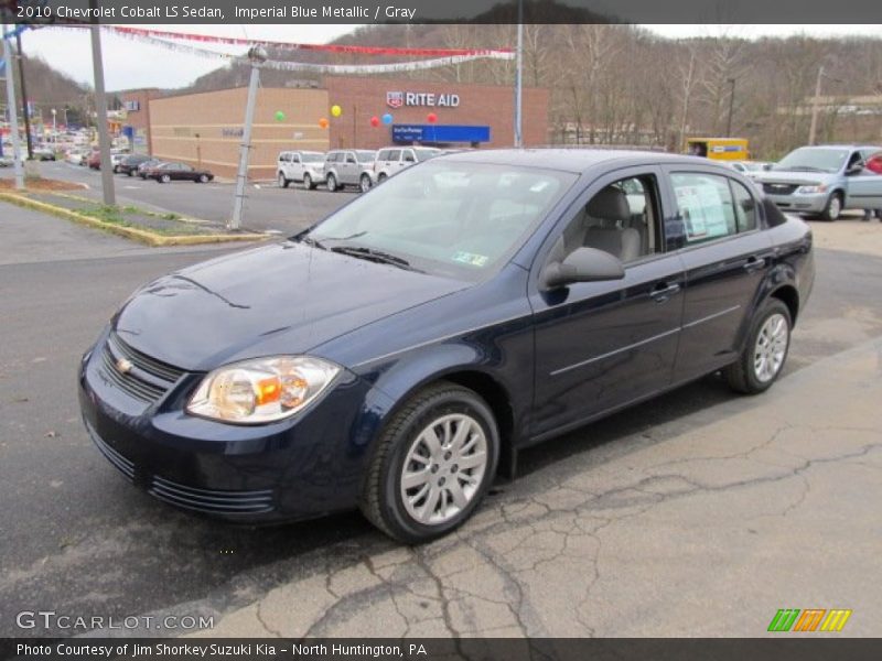 Imperial Blue Metallic / Gray 2010 Chevrolet Cobalt LS Sedan