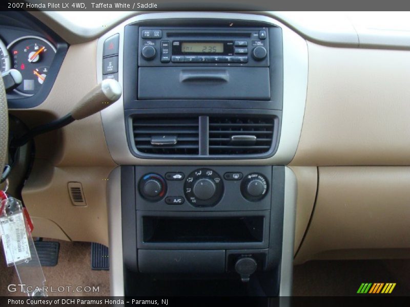 Taffeta White / Saddle 2007 Honda Pilot LX 4WD