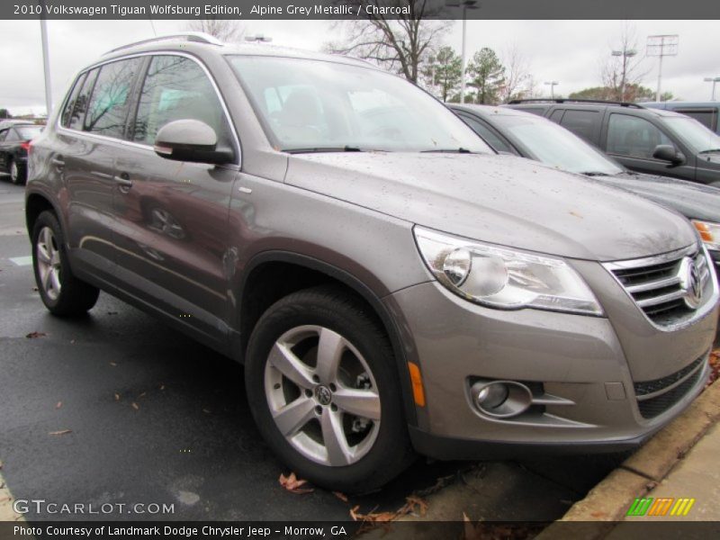 Alpine Grey Metallic / Charcoal 2010 Volkswagen Tiguan Wolfsburg Edition