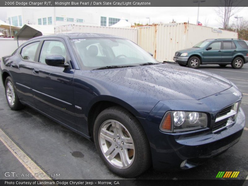 Midnight Blue Pearl / Dark Slate Gray/Light Graystone 2006 Dodge Charger R/T
