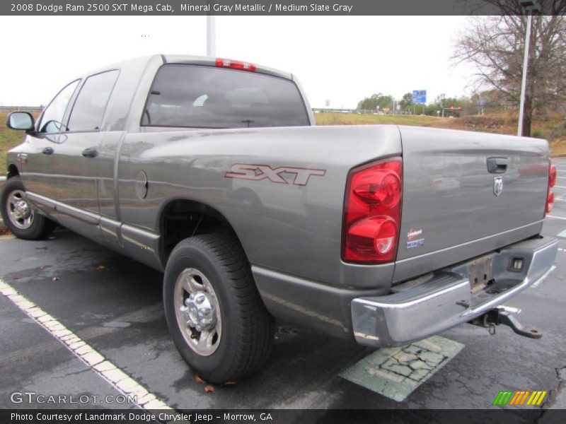 Mineral Gray Metallic / Medium Slate Gray 2008 Dodge Ram 2500 SXT Mega Cab