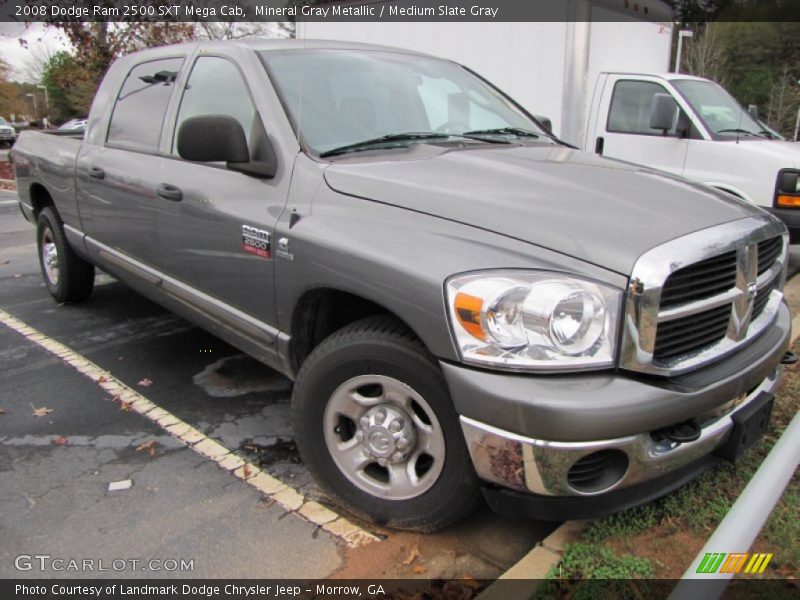 Mineral Gray Metallic / Medium Slate Gray 2008 Dodge Ram 2500 SXT Mega Cab