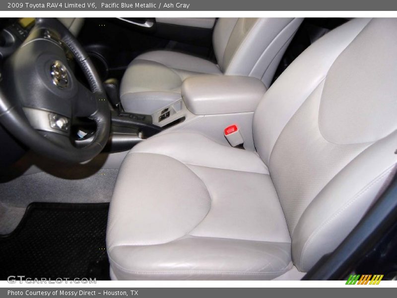 Pacific Blue Metallic / Ash Gray 2009 Toyota RAV4 Limited V6