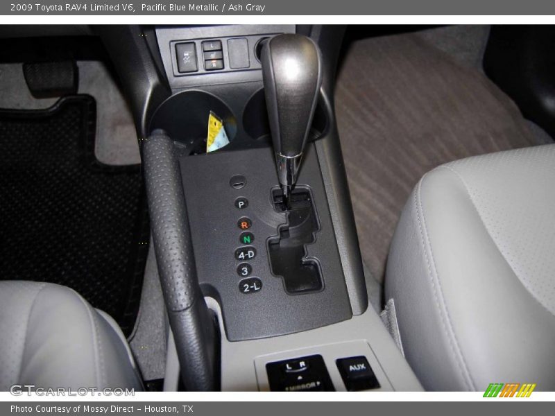 Pacific Blue Metallic / Ash Gray 2009 Toyota RAV4 Limited V6