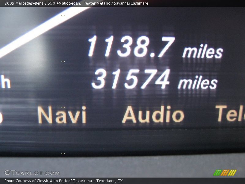 Pewter Metallic / Savanna/Cashmere 2009 Mercedes-Benz S 550 4Matic Sedan