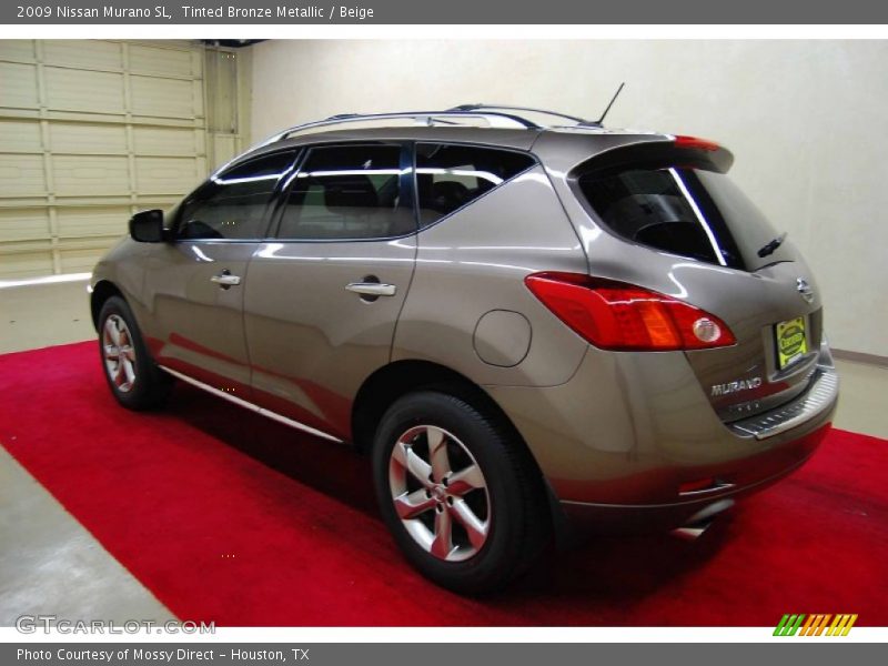 Tinted Bronze Metallic / Beige 2009 Nissan Murano SL