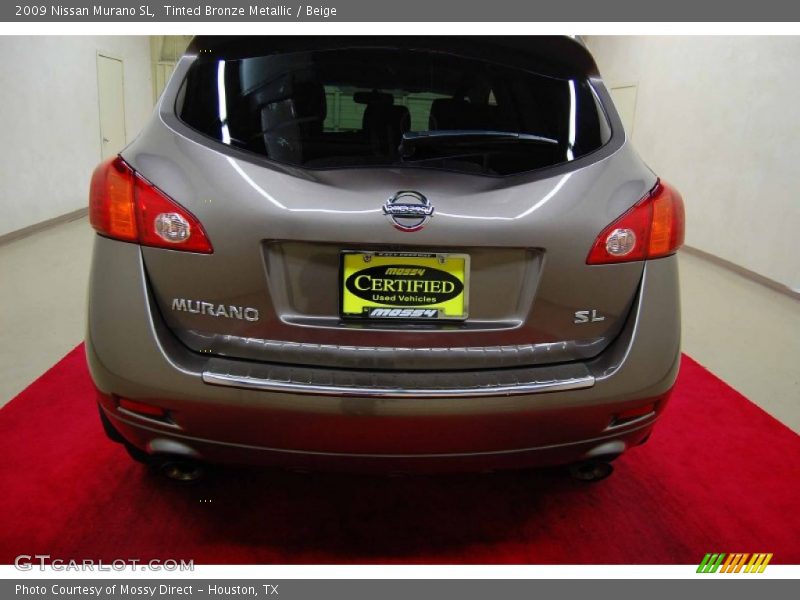 Tinted Bronze Metallic / Beige 2009 Nissan Murano SL