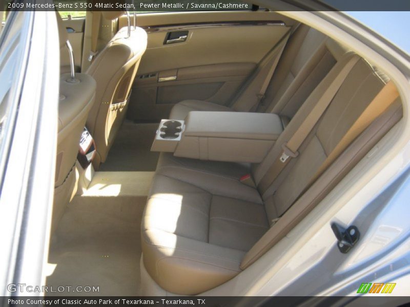Pewter Metallic / Savanna/Cashmere 2009 Mercedes-Benz S 550 4Matic Sedan