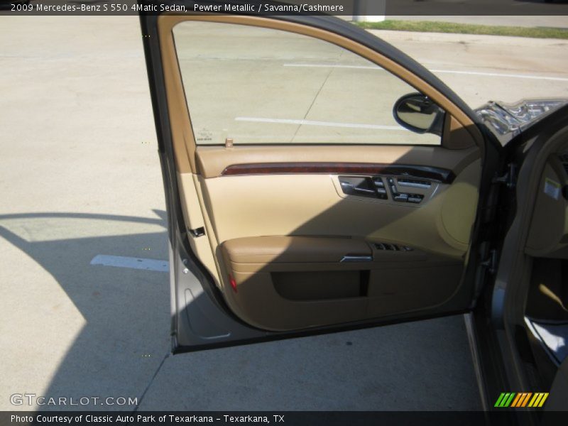 Pewter Metallic / Savanna/Cashmere 2009 Mercedes-Benz S 550 4Matic Sedan