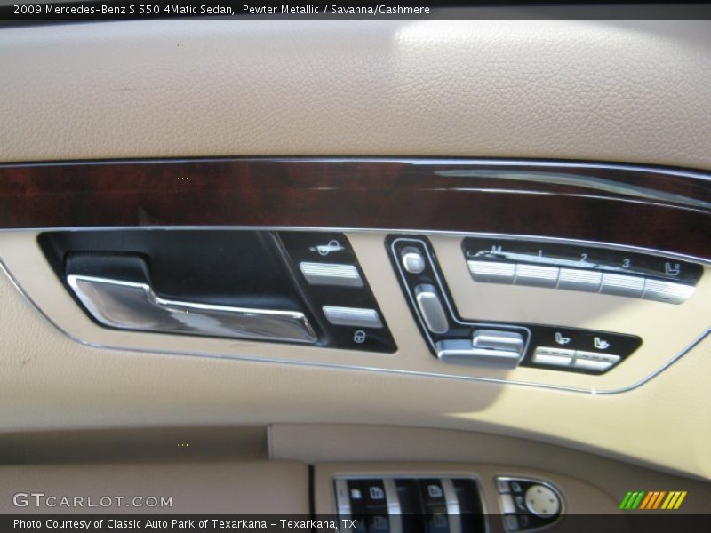 Pewter Metallic / Savanna/Cashmere 2009 Mercedes-Benz S 550 4Matic Sedan