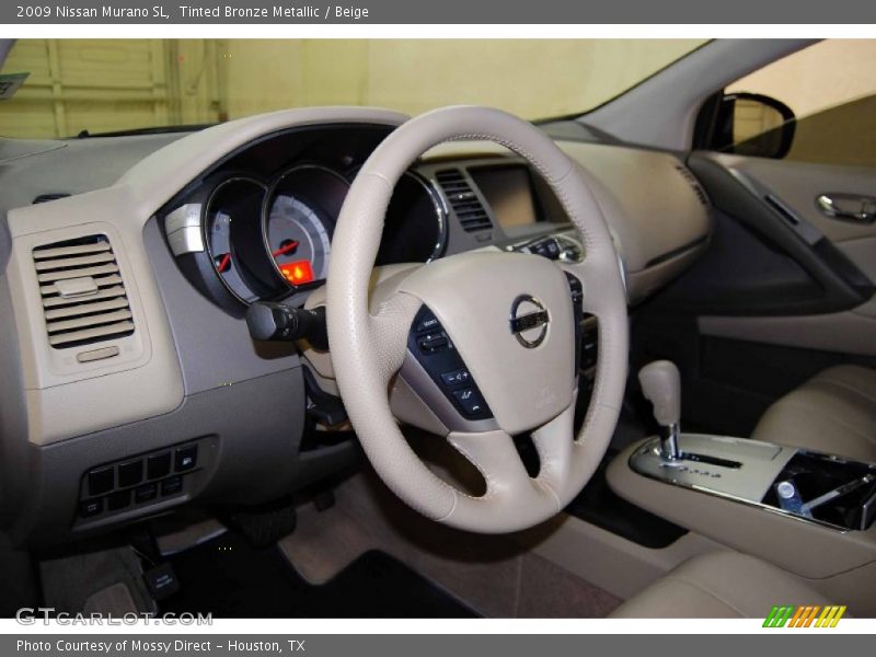 Tinted Bronze Metallic / Beige 2009 Nissan Murano SL
