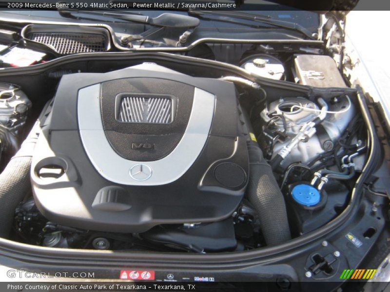 Pewter Metallic / Savanna/Cashmere 2009 Mercedes-Benz S 550 4Matic Sedan