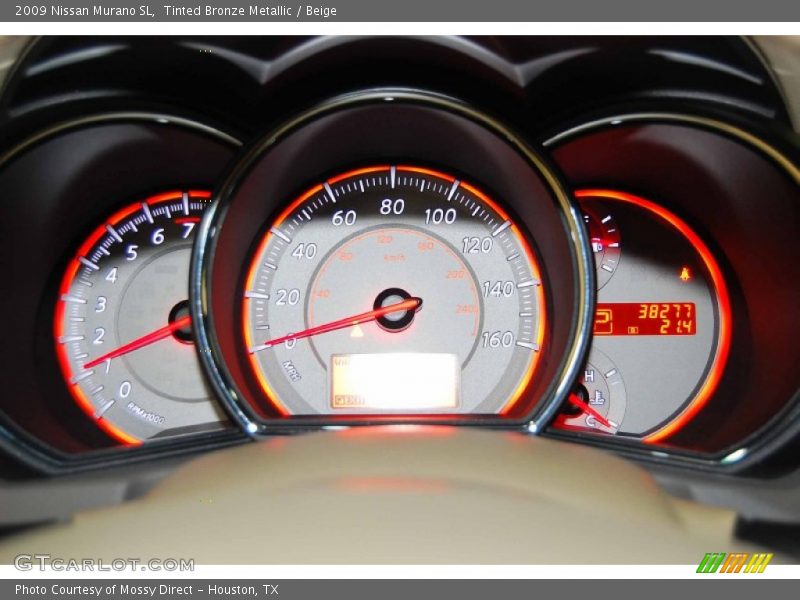 Tinted Bronze Metallic / Beige 2009 Nissan Murano SL
