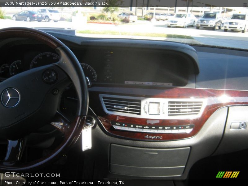 Black / Black 2008 Mercedes-Benz S 550 4Matic Sedan