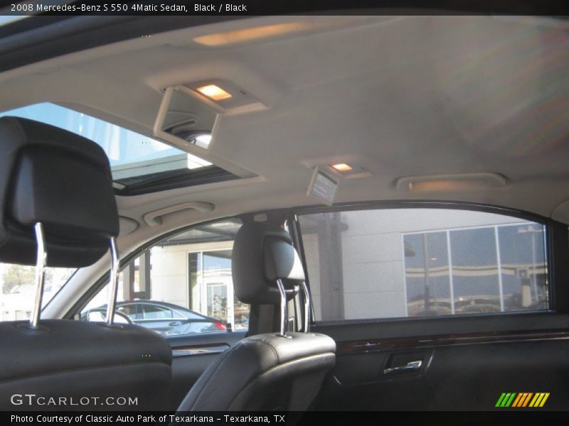 Black / Black 2008 Mercedes-Benz S 550 4Matic Sedan