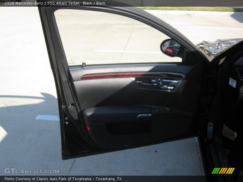 Black / Black 2008 Mercedes-Benz S 550 4Matic Sedan